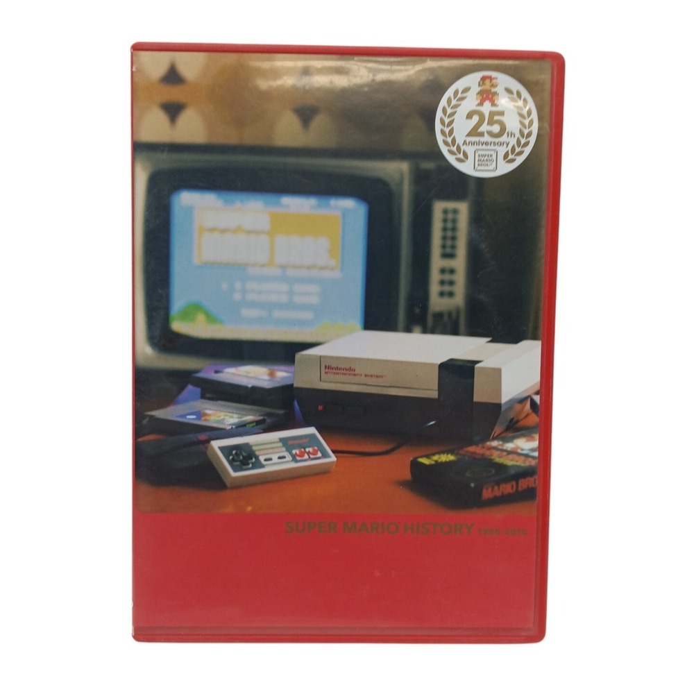 Super Mario History 1985-2010, 25th Anniversary Soundtrack CD Nintendo With Book